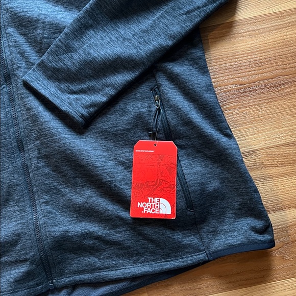 The North Face Women's Skyline Zip Fleece Jacket Urban Navy Heather TNS - Picture 4 of 7